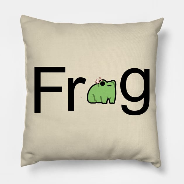 Frog Pillow by Byreem