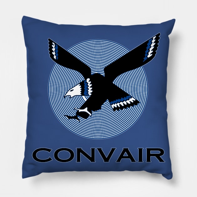 Convair Aircraft USA Pillow by Midcenturydave