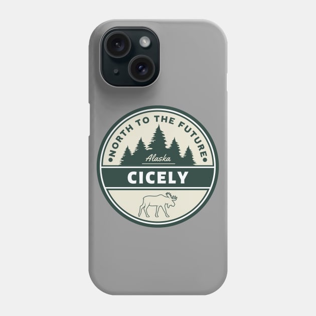 Northern Exposure Cicely Alaska Moose Fleischman Phone Case by SonnyBoyDesigns