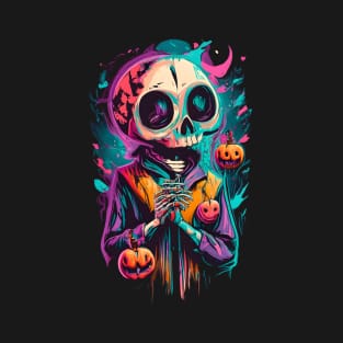 Spooky Scary Pumpkin Halloween T-Shirt