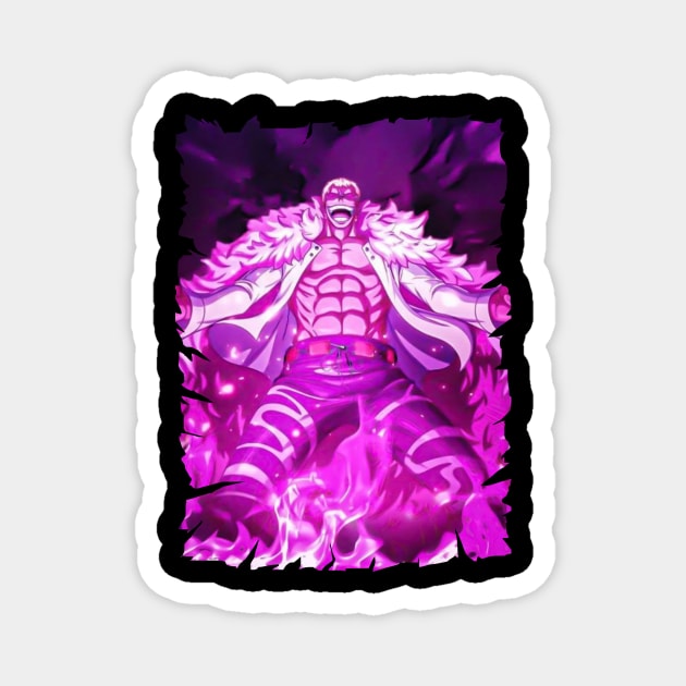 DONQUIXOTE DOFLAMINGO ANIME MERCHANDISE Magnet by julii.draws