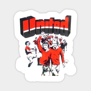 Retro United design Magnet