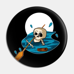 Skull Ship Pin