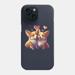 Corgi Love Phone Case