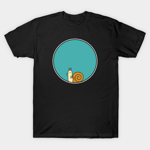 Snail — flat colour version - Adventure Time - T-Shirt