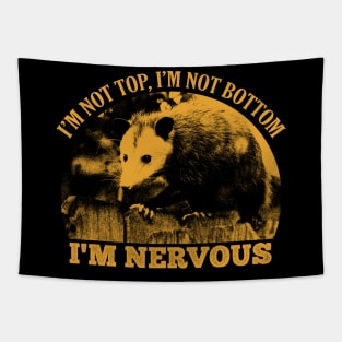 I'm Nervous Opossum Tapestry