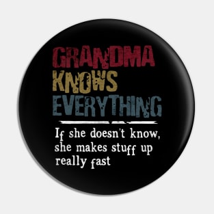 Grandma knows everything Pin