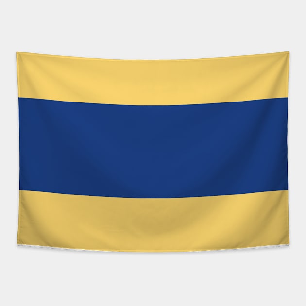 Nautical Signal Flag Code Maritime International Letter D Tapestry by BesTees