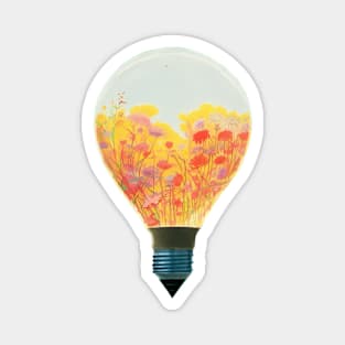 Bright idea wildflowers 2 Magnet