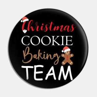 Christmas cookie baking team Pin
