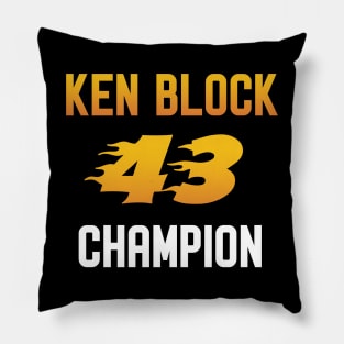 Ken Block 43 Champion Pillow