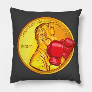 Boxing Abe Lincoln Pillow