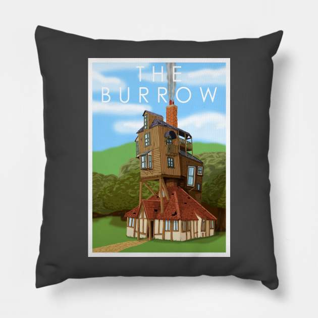 The Burrow Pillow by Omega Art