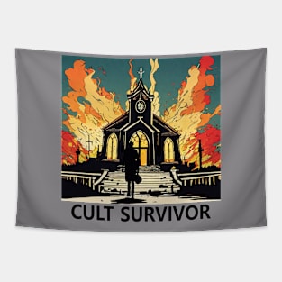 Christian Cult Survivor Tapestry