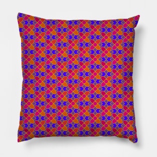 Pretty pink and purple flower pattern Pillow