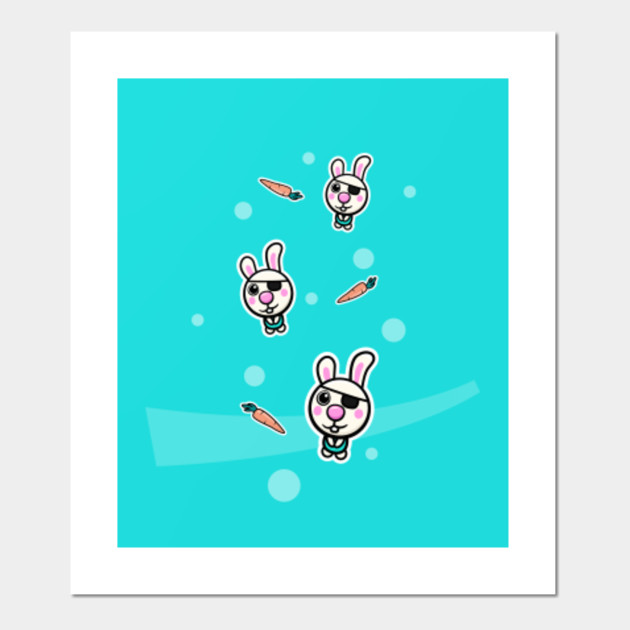 Bunny And Carrots Cute Game Character Piggy Roblox Posters And Art Prints Teepublic - backgrounds of piggy roblox