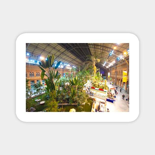 Atocha. Madrid Magnet by terezadelpilar