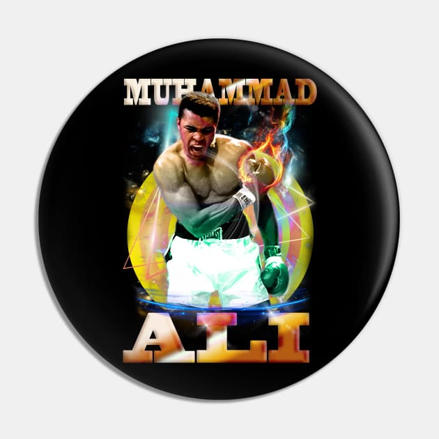 Muhammad Ali Angry Pin by Horror'movieaddict