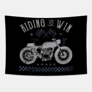 Riding To Win Tapestry