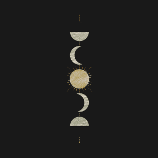 Sun and Moon Phases T-Shirt
