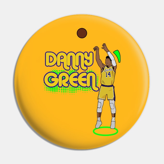 Danny Green Los Angeles Lakers Pin by xavierjfong