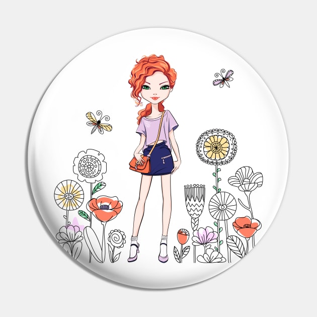 Cute redhead girl Pin by kavalenkava