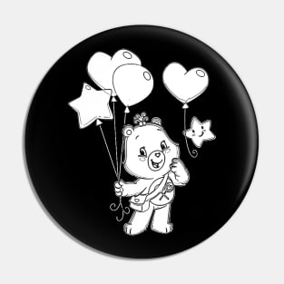 Care Bear balloon Pin