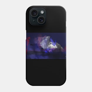 Blue abstract Phone Case