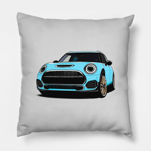 MINI Cooper Pillow by CarTeeExclusives