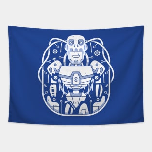 Digital Mechanical Cyborg Tapestry