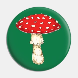 Fly Agaric Mushroom Pin