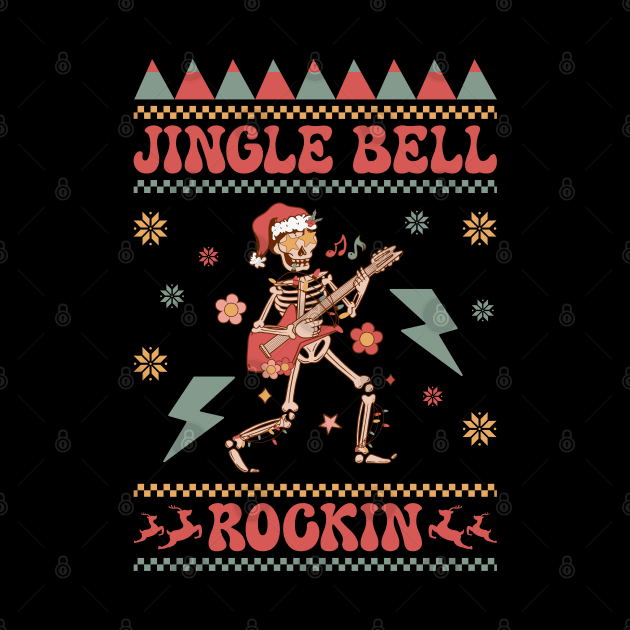 jingle bell rockin ugly christmas sweater by MZeeDesigns