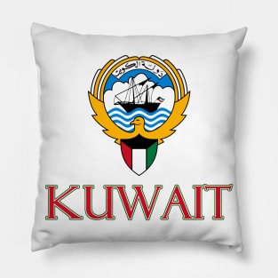 Kuwait - Kuwaiti Coat of Arms Design Pillow