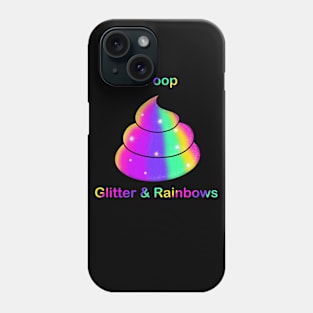 Glitter poop Phone Case