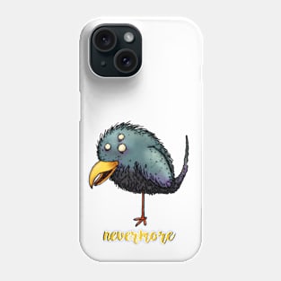 Creepy crow - Nevermore Phone Case