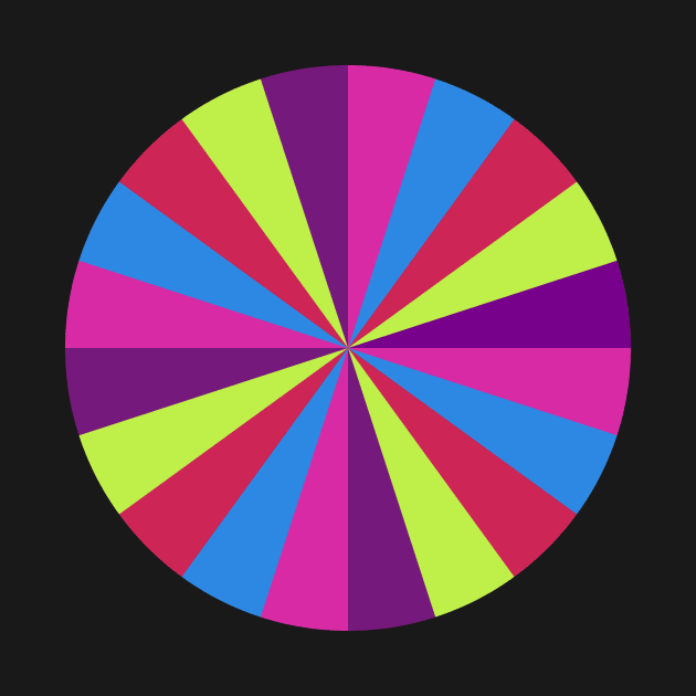 90s Color Wheel by n23tees