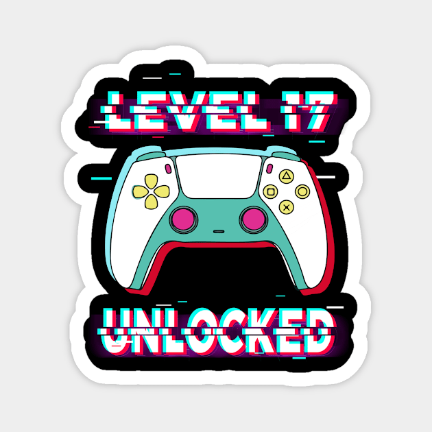 Level 17 Unlocked Magnet by RW