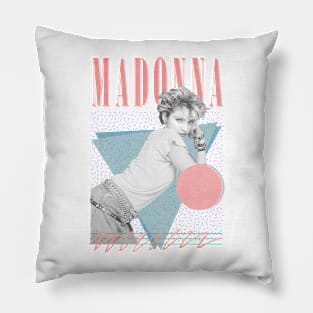 Madonna // Original 80s Vintage Style Design Pillow