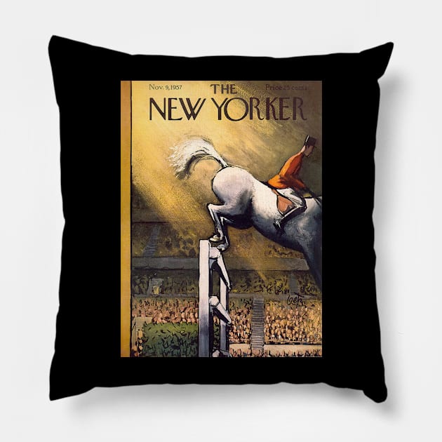 NEW YORKER NOVEMBER 9 1957 Pillow by alisonjeferis