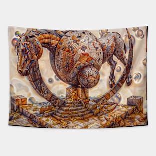 Echoes of Another Universe: Surreal Art Tapestry