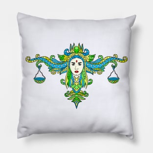 Libra Zodiac Pillow