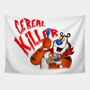 Cereal Killer Tiger Meme Tapestry