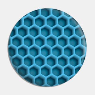 Honeycomb - Blue Pin