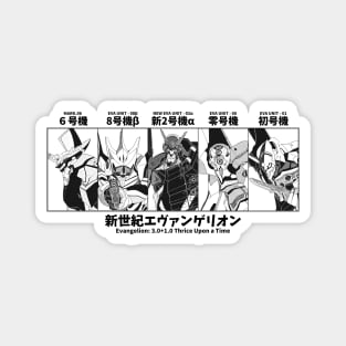 Evangelion 3.0+1.0 Thrice Upon a Time Evas Magnet