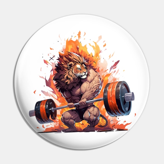 lion Pin by enzo studios