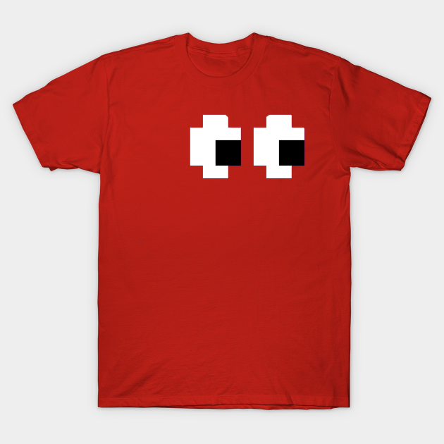 Ghost Eyes Pacman T Shirt TeePublic