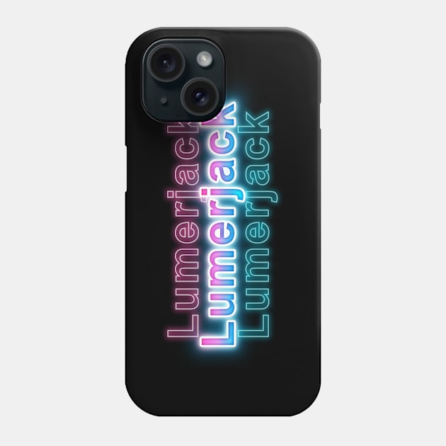 Lumberjack Phone Case by Sanzida Design