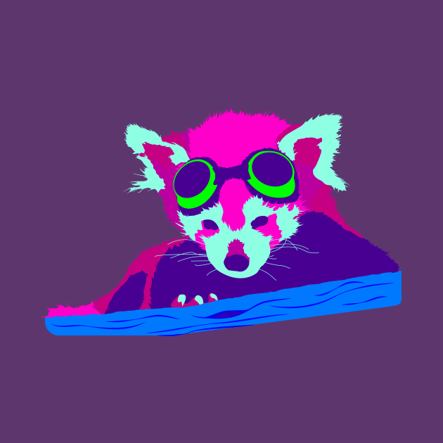 Rad Panda Neon by MadArtisan