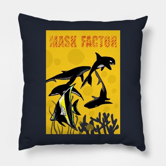 MASK FACTOR (1) Pillow by GALACTICA 370