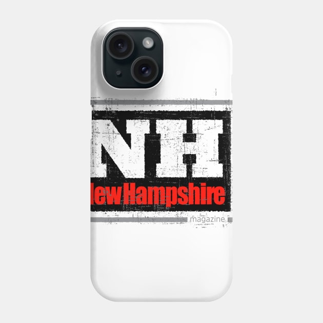 New Hampshire Rubber Stamp (dark) Phone Case by New Hampshire Magazine